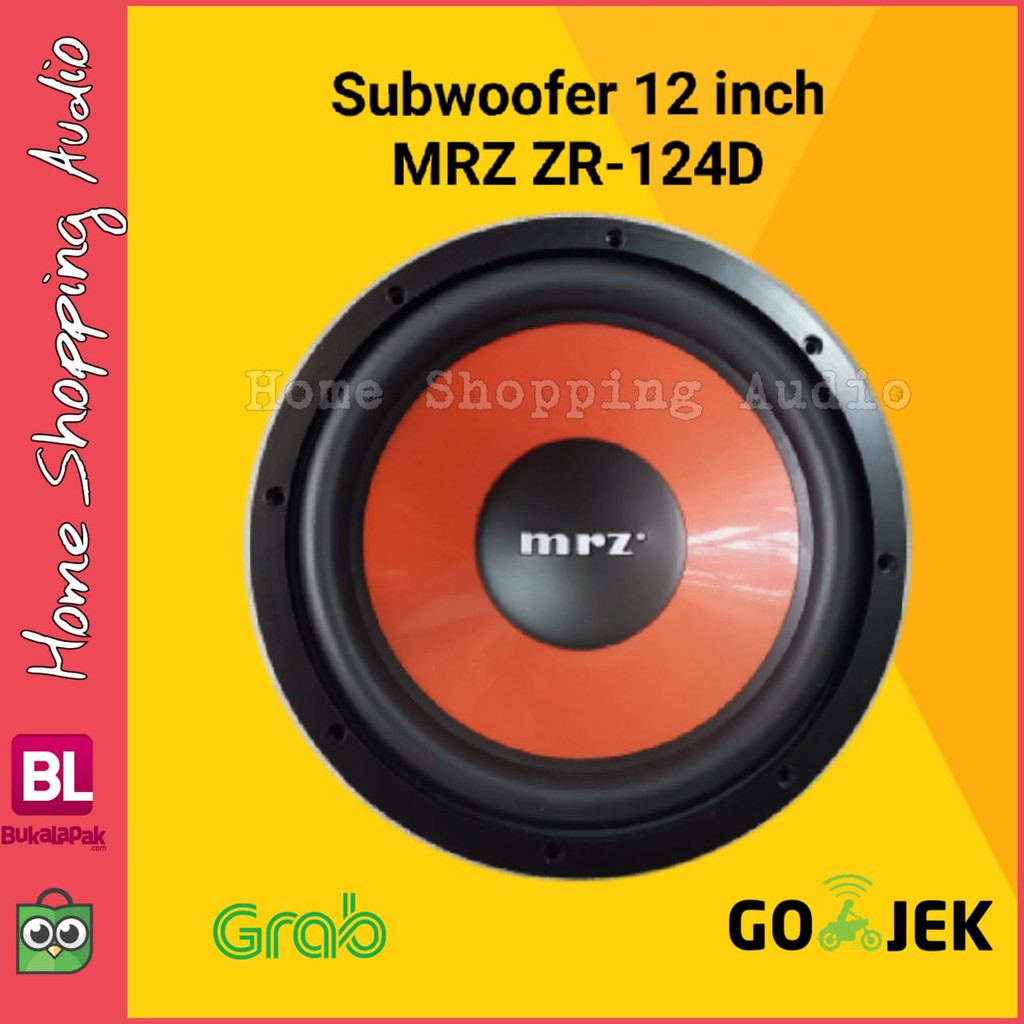 Subwoofer MRZ ZR 124D Subwoofer 12inch MRZ ZR124D Subwofer MRZ Subwoofer Doublecoil Murah