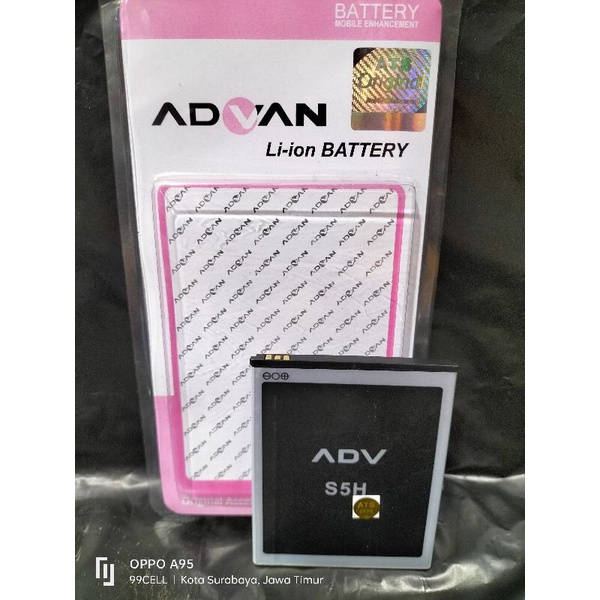 Baterai | Battery | Batre Advan S5H original