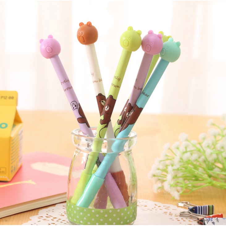

(PROMO) Pulpen Gel LINE Brown Warna-Warni 0.38 mm
