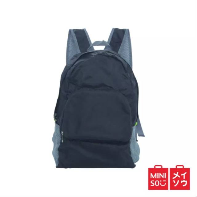 MINISO Foldable Storage Backpack Ransel Tas Punggung
