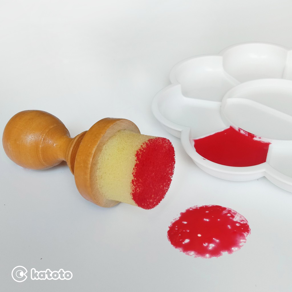 

DOTTY SPONGE BRUSH SPON GAMBAR ALAT MELUKIS FINGER PAINT PRAKARYA ANAK KATOTO LEARN AND PLAY CAP CAPAN CAT