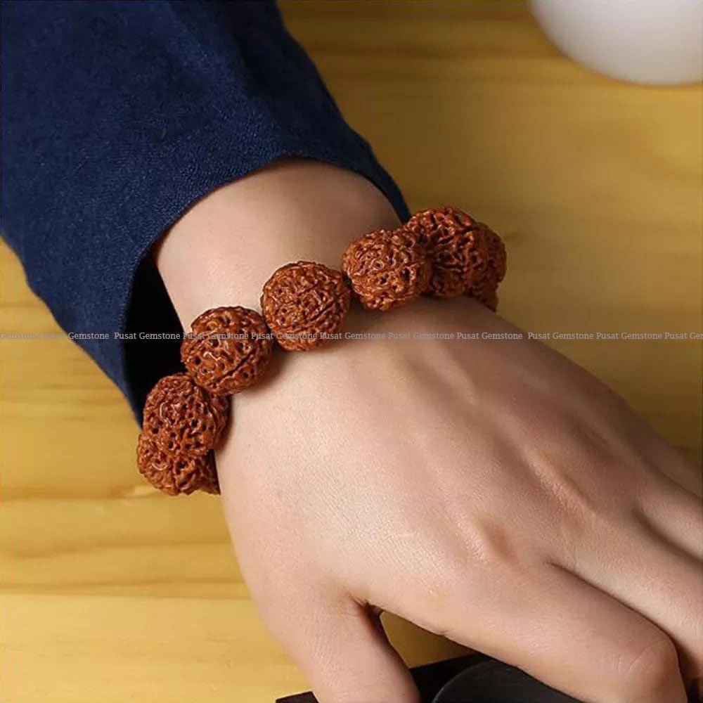 Gelang Kesehatan Biji Buah Genitri Jenitri Ganitri Rudraksha