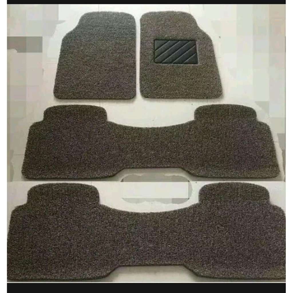 Karpet Mie 3 Baris Warna Coklat Mobil Universal