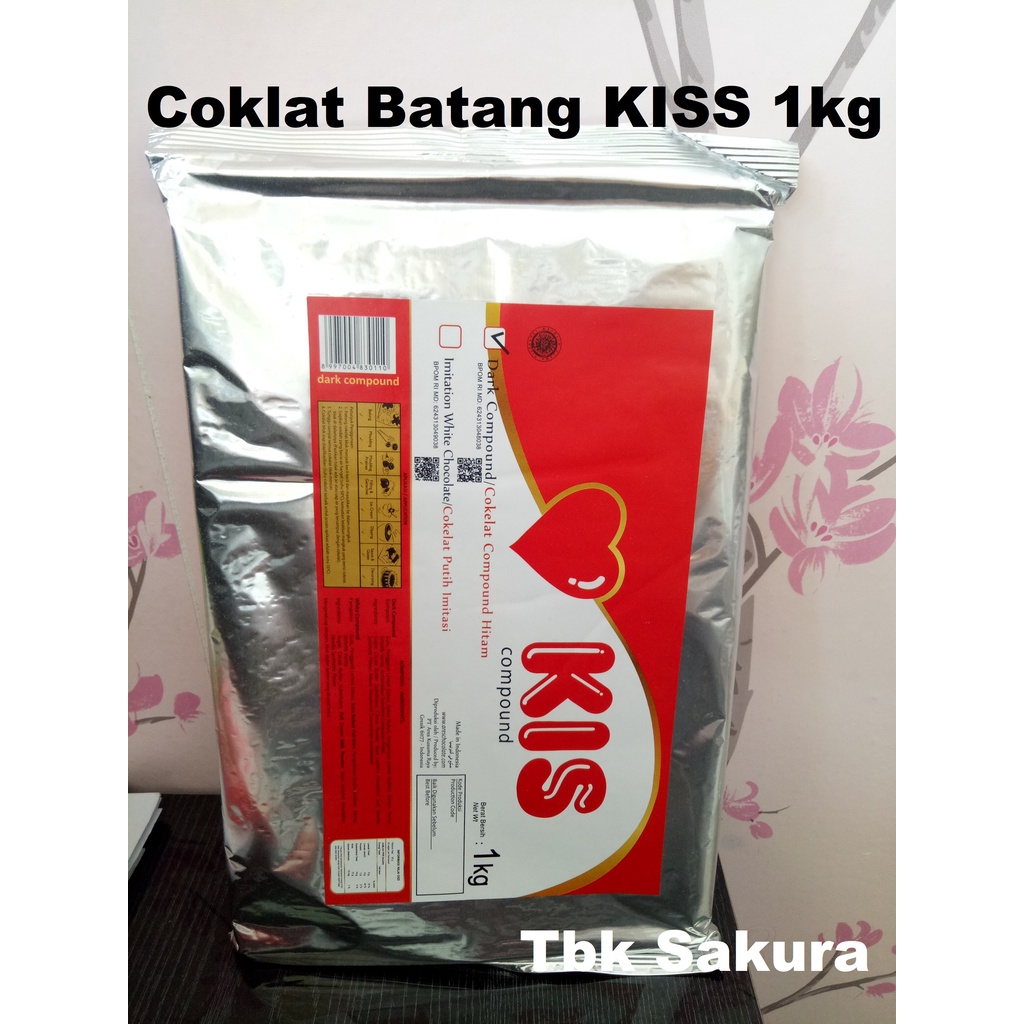 

Coklat Batang Kis 1kg / Dark Compound Kiss