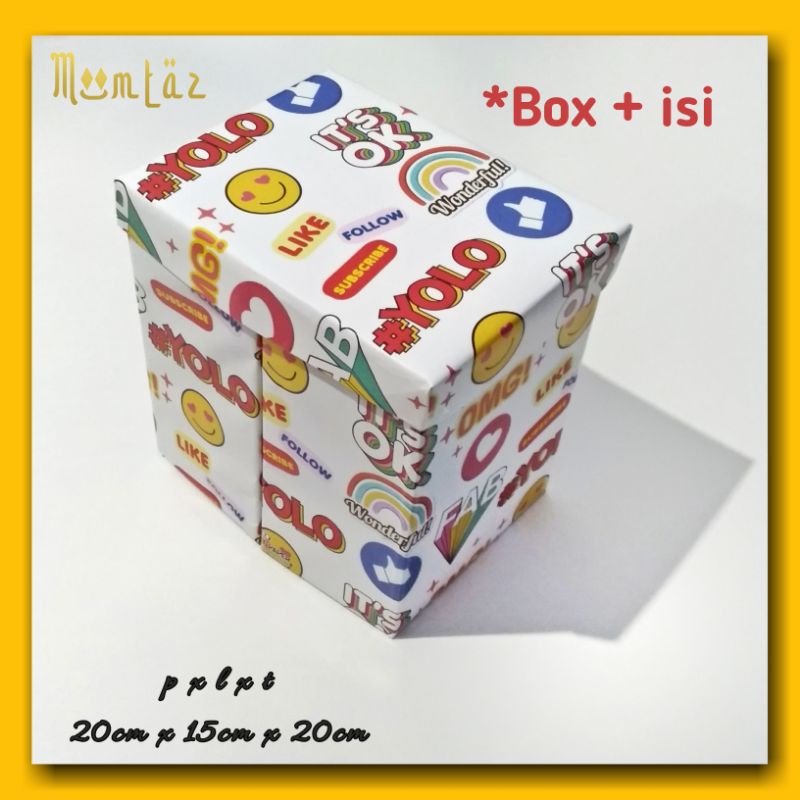 

Explosion Box | Kotak Hadiah | Kotak Kado | Kado Viral | Box Surprise
