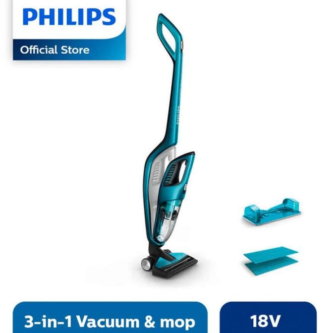 Philips Vacuum Cleaner - Vac & Mop Handstick + Handheld FC6404/01