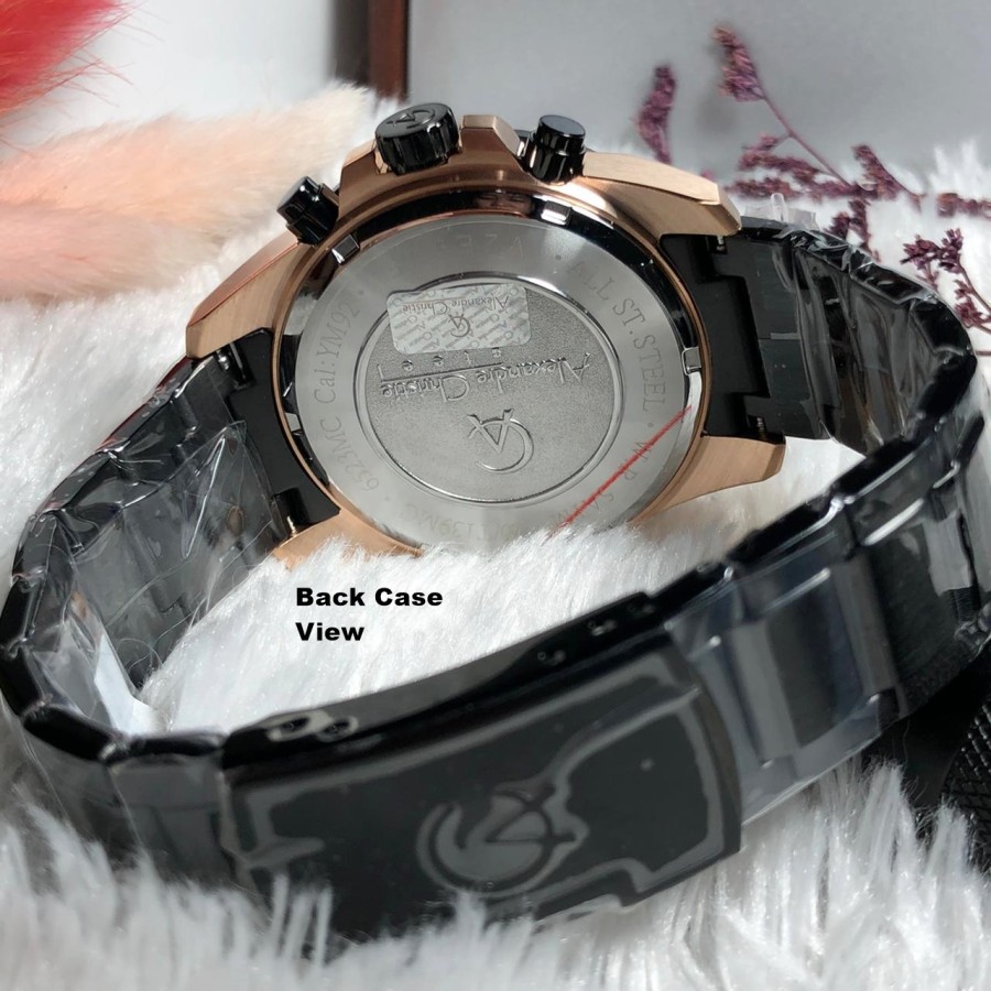 ORIGINAL Jam Tangan Pria Alexandre Christie AC 6523 / AC6523 / 6523 Garansi Resmi 1 Tahun, Stainless