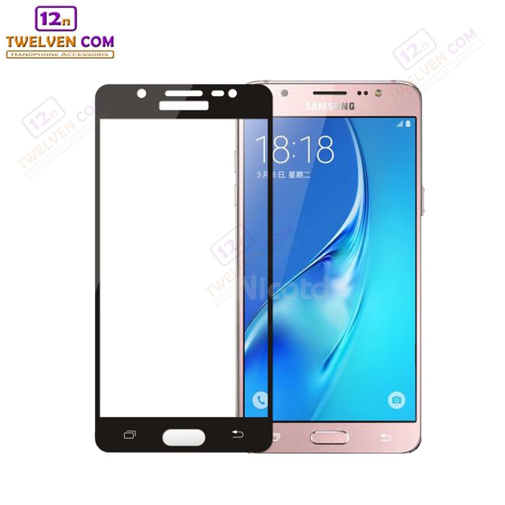 [FLASH SALE] zenBlade 5D Full Cover Tempered Glass Samsung Galaxy J5 (2016) - Hitam