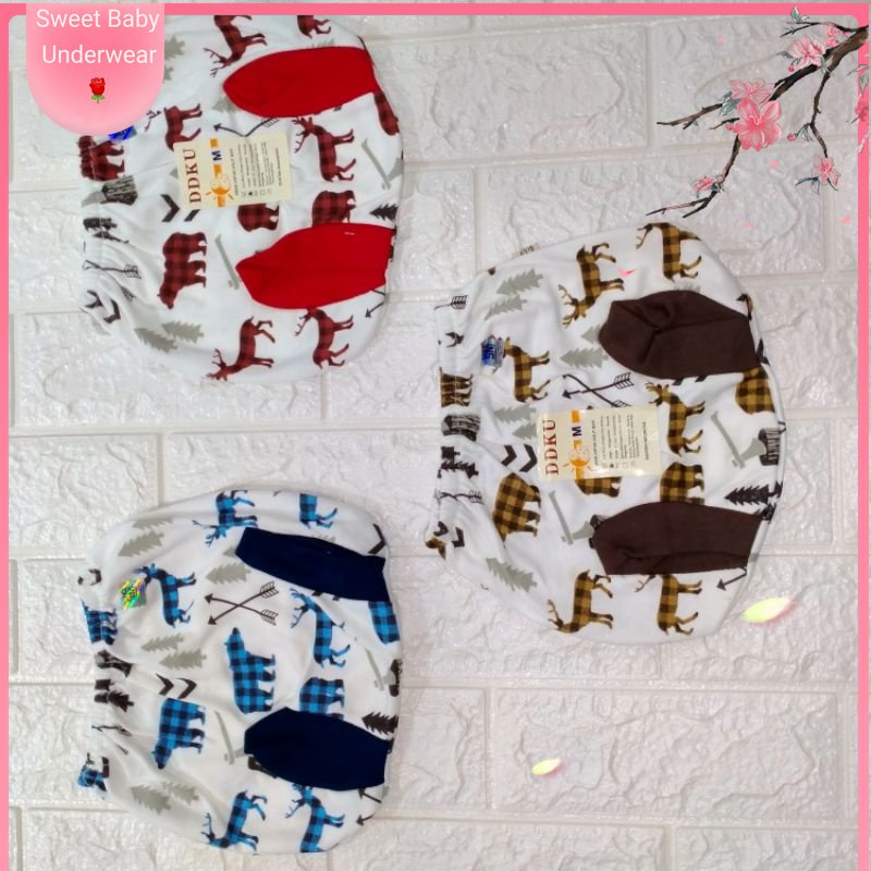 DDKU SNI OBRAL CELANA POP DDKU MOTIF TERBARU/CELANA KACA MATA DDKU BERUANG/CELANA KODOK BAYI DDKU BE