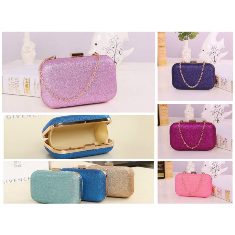 PREMIUM!!! YBS Rhinestone Party Bag / Tas Pesta Wanita / Clutch Bag / Sling Bag / Bag Fashion Gliter 3252