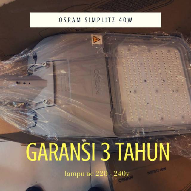 Lampu jalan osram 40w simplitz 220v - 240v