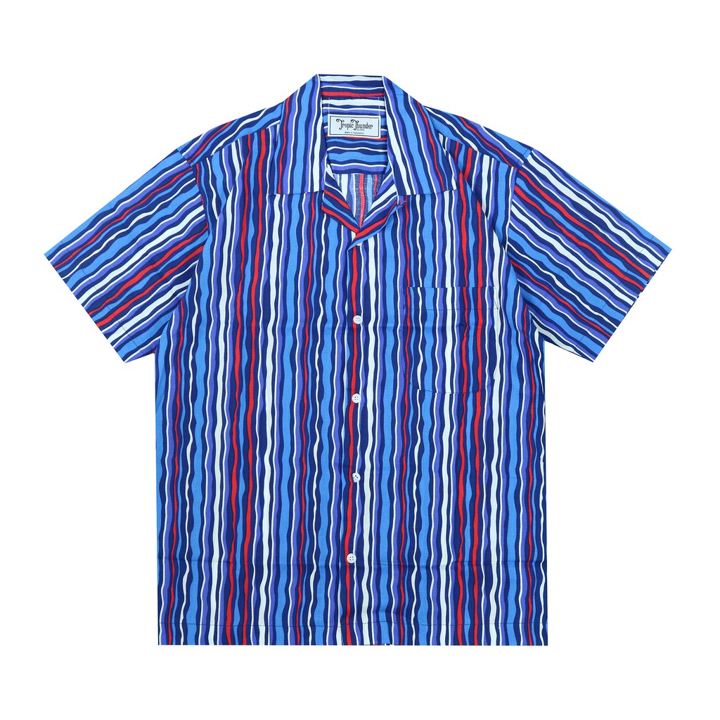 Tropic Thunder - Purple Stripe Shirt