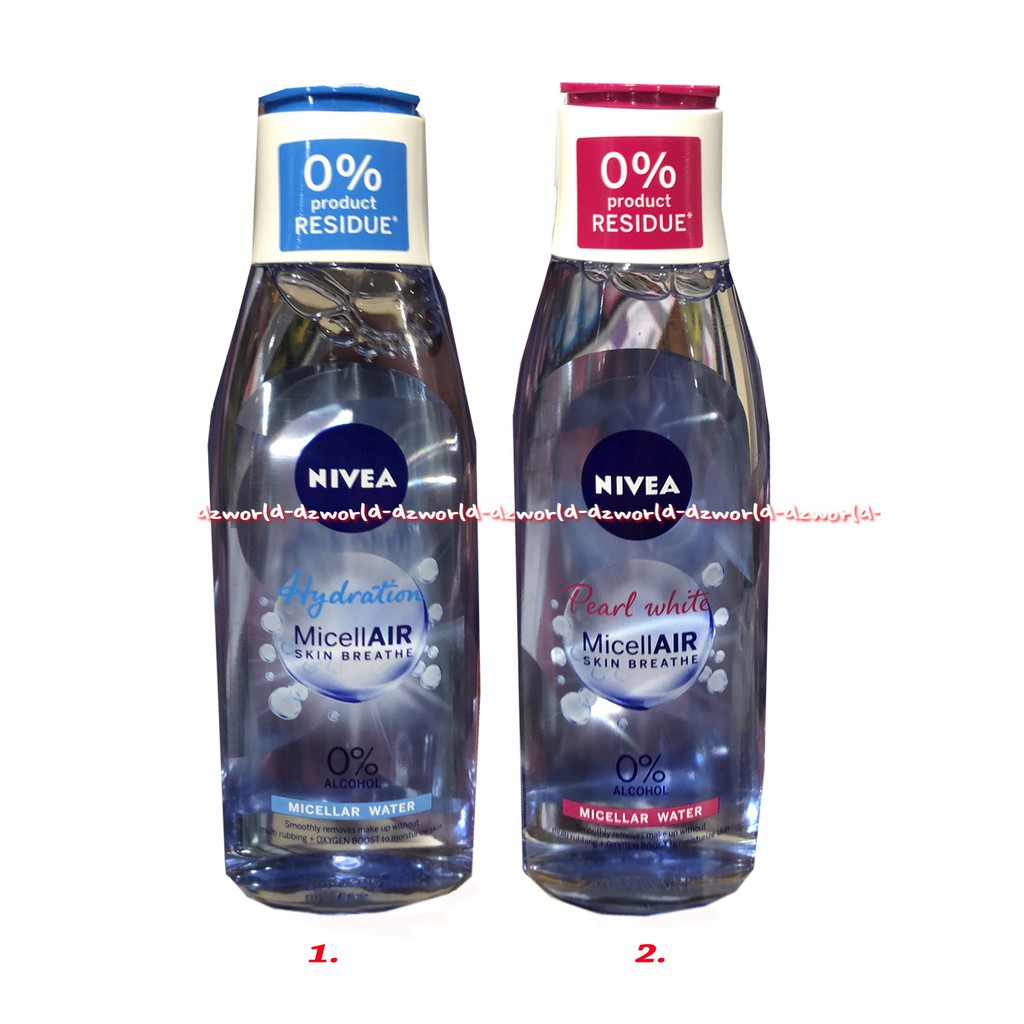 Nivea  MicellAir Hydration Pearl White 200ml Pembersih Make Up