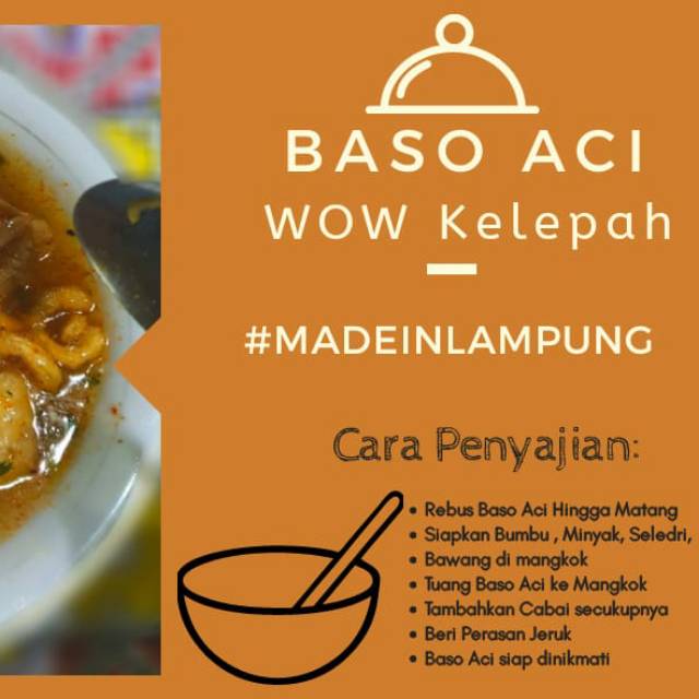 

Baso Aci Instan / Basoaci Wow Kelepah /Baso Aci Lampung / Baci instan / Basoaci