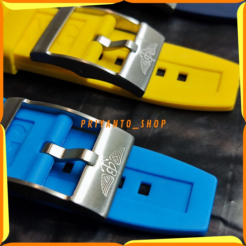 Tali Karet Jam Tangan Breitling 1884 22mm 24mm Rubber Silicone