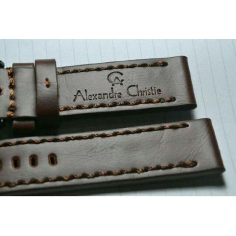 Tali Jam Tangan Alexander Christie ukuran 22mm 24mm 26mm Strap Tali Jam Tangan Alexander Christie