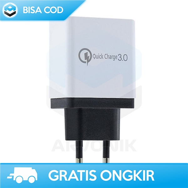 KEPALA CHARGER ADAPTOR FAST CHARGING QC3.0 4 PORT USB BY COMFAST 044