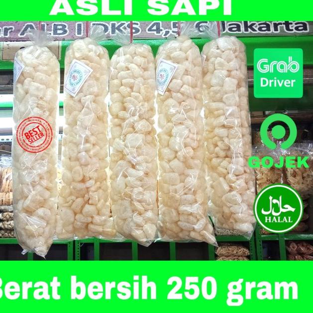 

DISKON kerupuk kulit sapi asli kiloan gurih 250 gram dorokdok %