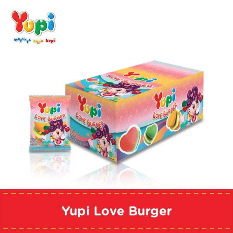 

YUPI GUMMY LOVE BURGER