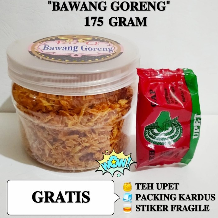 

PROMO 0Bawang Goreng ENAK GRATIS teh upet