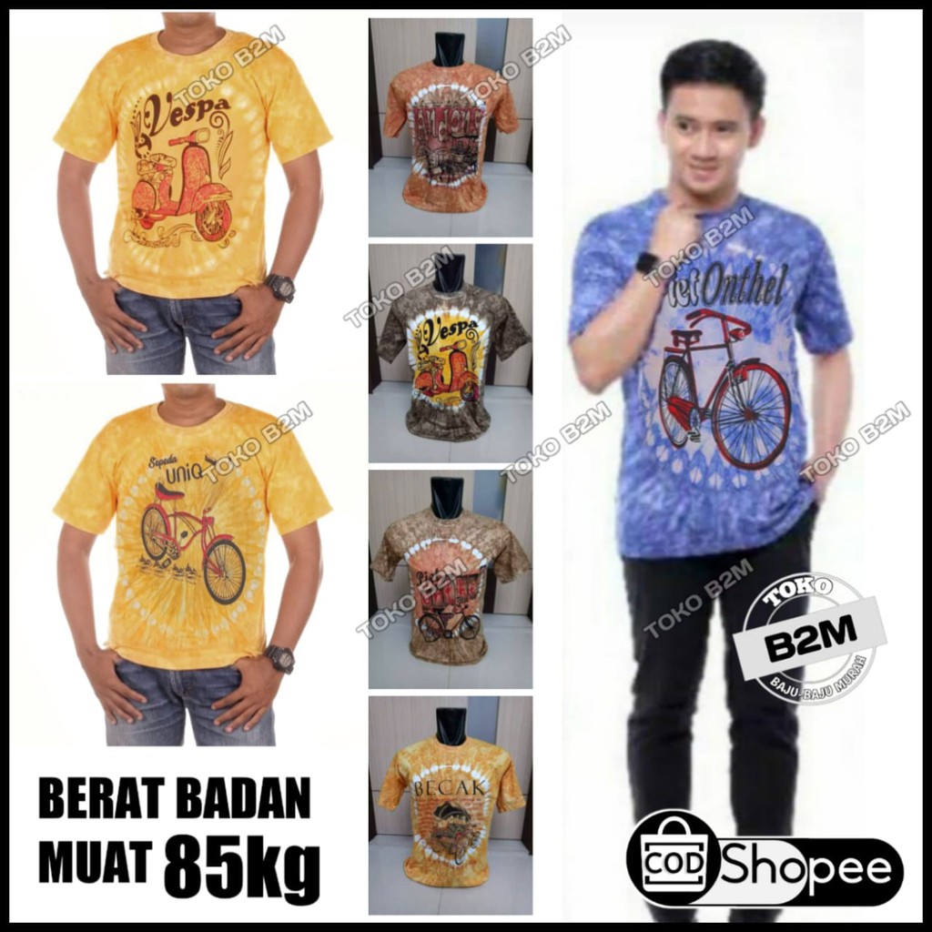 Kaos Murah Jumbo Pria Wanita XXL - Kaos Jumbo Murah kode: AF-XXL - Kaos Murah B2M - Kaos Wayang