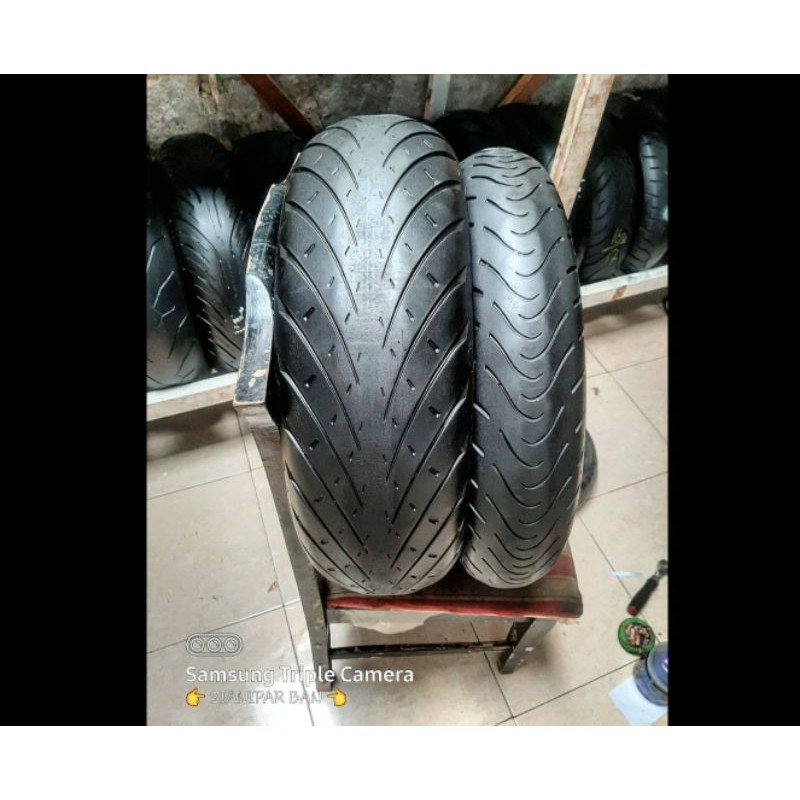 BAN METZELER ROADTEC 01 180 55 17 vs 120 70 17 NOT BATTLAX DIABLO ROSSO MICHELIN DUNLOP