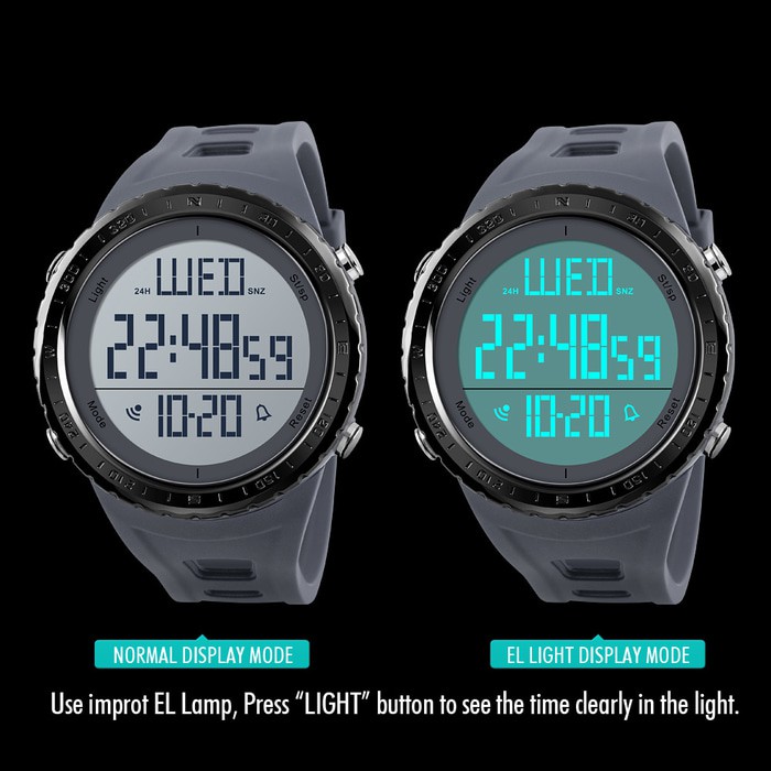 Jam Tangan Pria Sport Original SKMEI 1310 Water Resist Suunto - GREEN