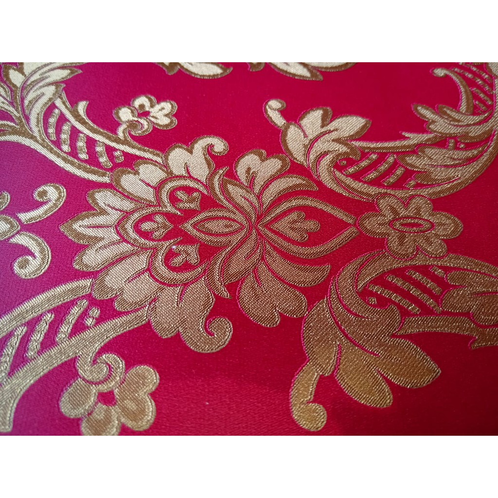WALLPAPER PREMIUM UKURAN 53 CM X 10 M TANPA LEM MOTIF BATIK PREMIUM