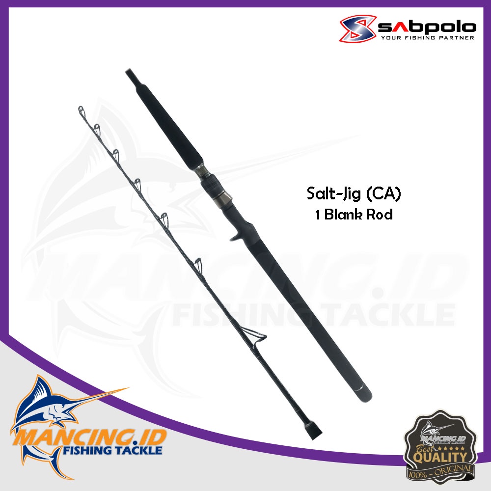 SABPOLO SALT-JIG CA Rod Joran Casting Pancingan Jigging Murah Kuat