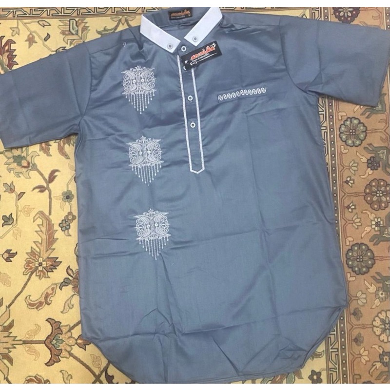 KOKO KURTA LENGAN PENDEK MOTIF ACEH TERBARU