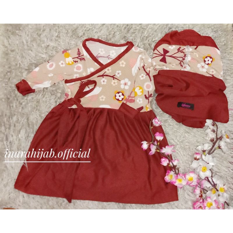 hanbok newborn properti fotografi bayi