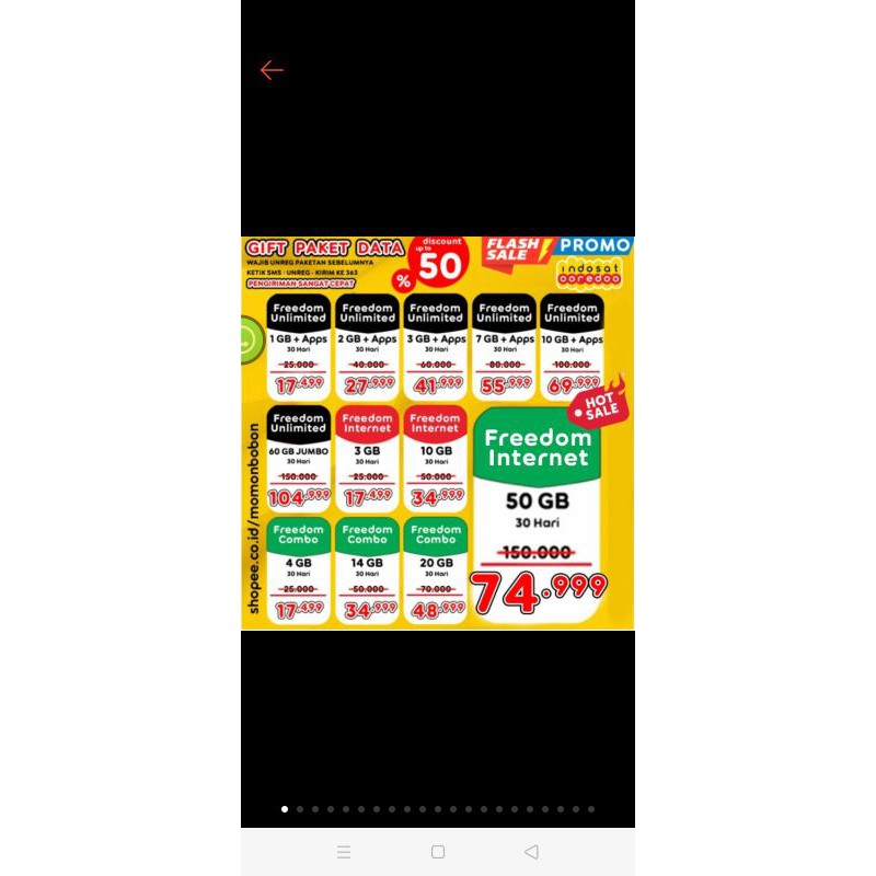 kuota indosat