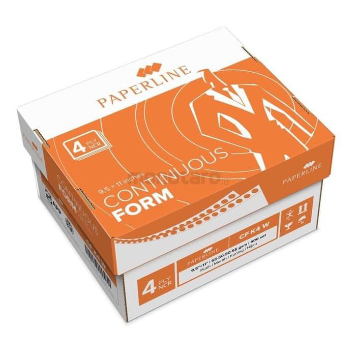 

Kertas / Kertas Komputer Continuous Form Paperline 9,5 X 11 4Ply Ncr (K4) Full