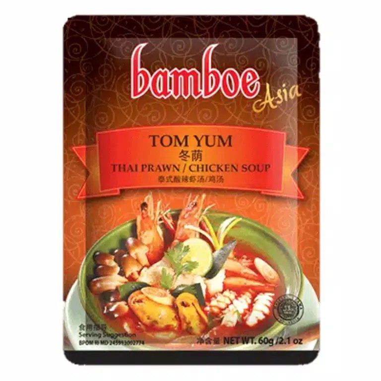 

Bamboe Asia Tom Yum Bumbu Instan Masak Eceran - 60gr