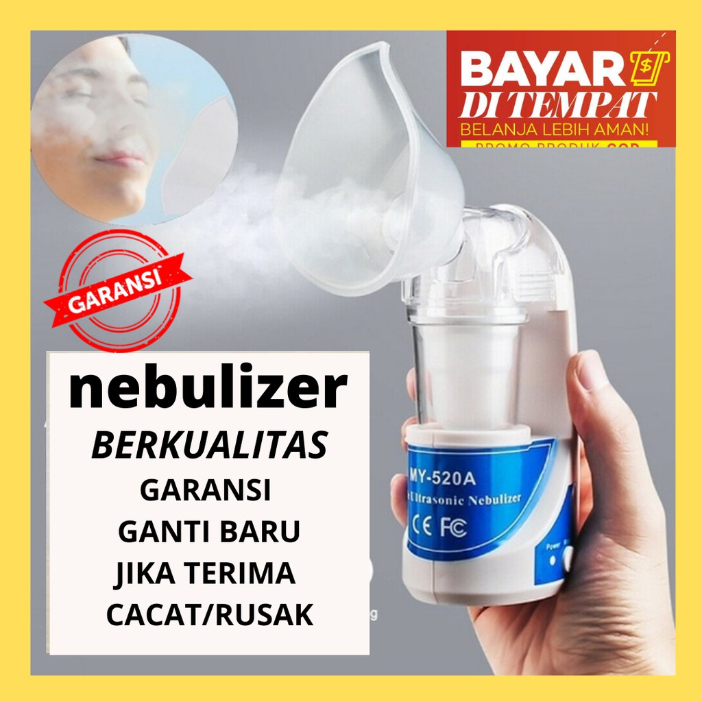 COD Alat Inhaler Nebulizer Anak Bayi Dewasa Lansia Alat kesehatan Terapi Pernafasan Ultrasonic Asma
