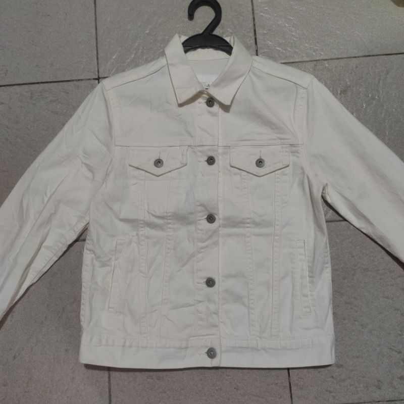 trucker uniqlo cewek second