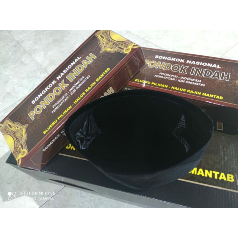 Peci Songkok AC Exclusive Hitam Polos Pondok Indah