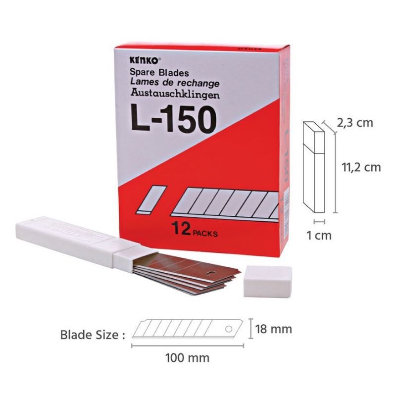 

Isi Cutter Besar L-150 Joyko (1pak)