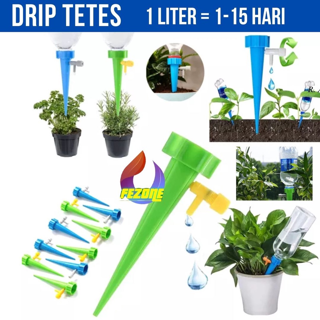 SISTEM IRIGASI DRIP OTOMATIS TETES PLANT WATER FEZONE