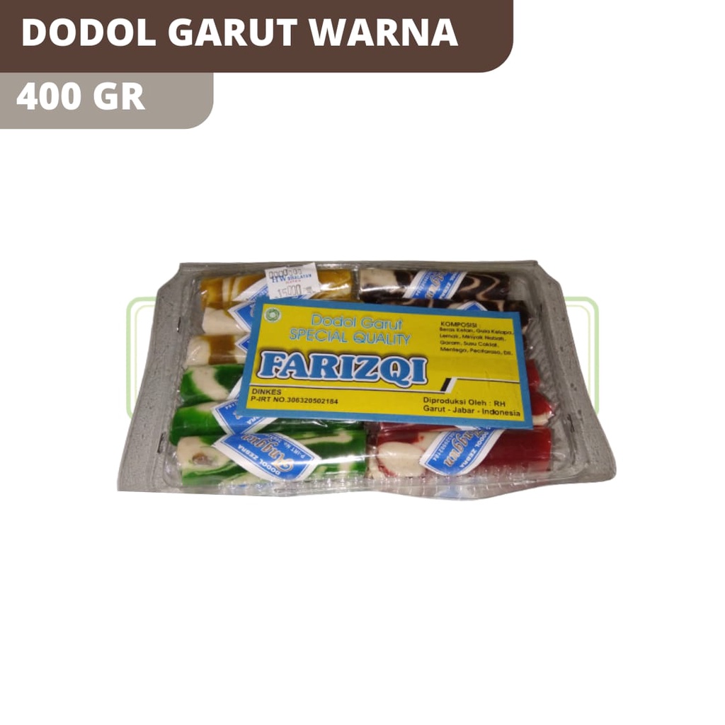 

OLEH - OLEH FARIZQI DODOL GARUT WARNA SPECIAL QUALITY 500 GR