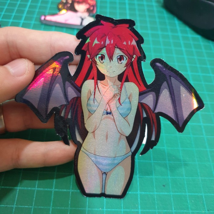Sticker Hologram Anime - PSH614 Besar - Rias Gremory