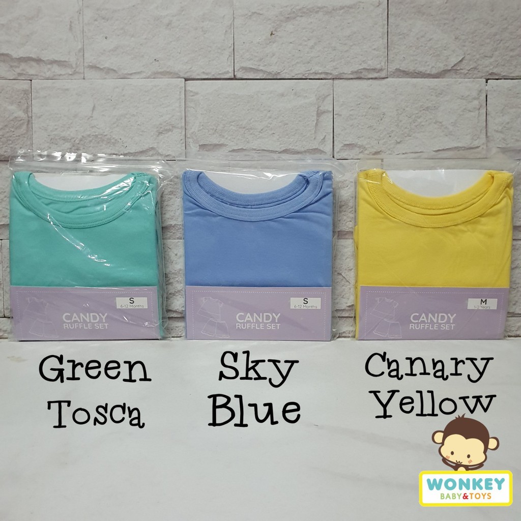 Ardenleon Candy Ruffle Set / Setelan Baju Anak