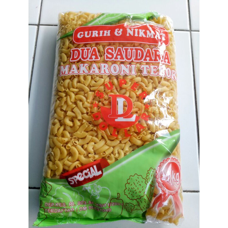 

Makaroni Dua Saudara 1 Kg (Makaroni Bantat Mentah)