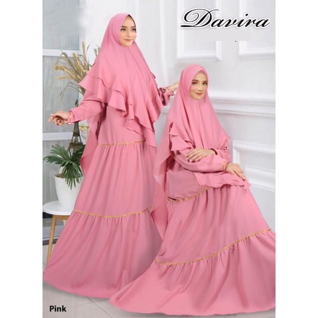 gamis syari jumbo davira murah Ld 120