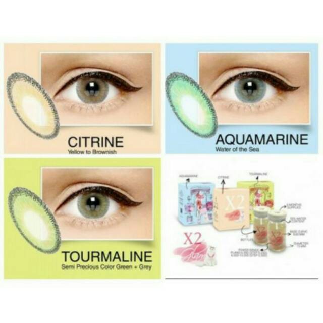 Softlens Lensa kontak X2 GLAM NORMAL  X2 GLAM
