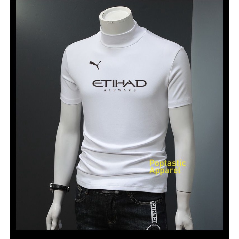 ETIHAD - Kaos Manset Base Layer Pria Tangan Pendek Gowes speda Gym