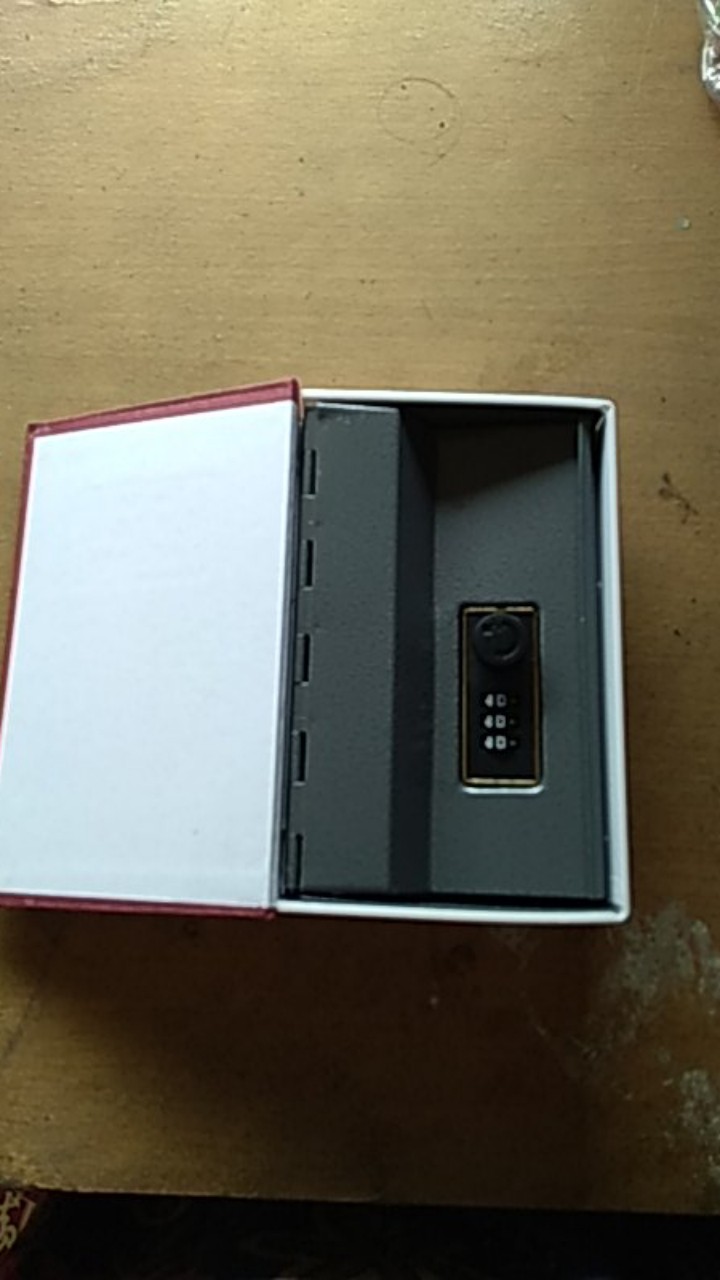 Brankas Model Buku Kamus Password Lock - Kotak Penyimpanan Rahasia - Kotak Buku Kamus