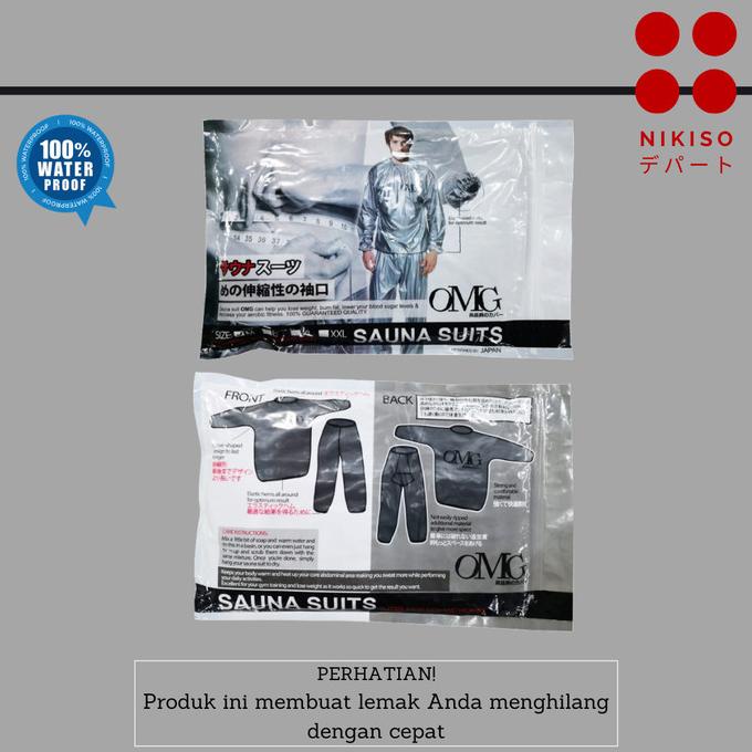 Sauna Suit Jumbo / Baju Olahraga Pria / Baju Pembakar Lemak