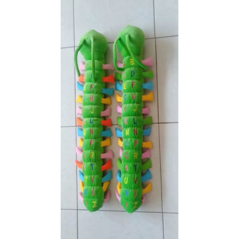 Boneka Ulat Ulil Jumbo  85 cm Hiasan Dashboard Mobil