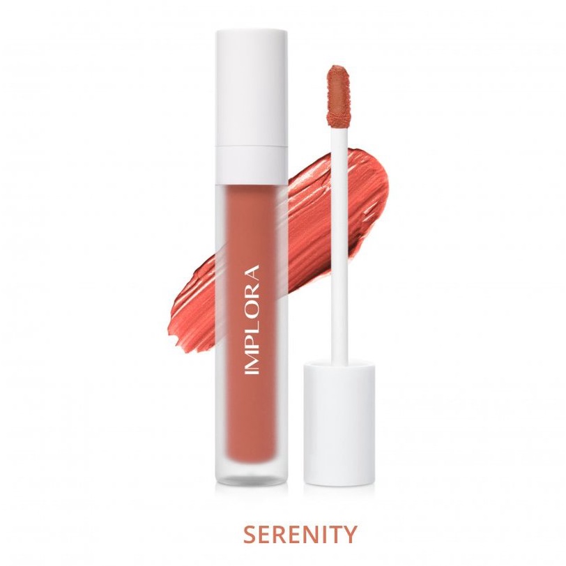 IMPLORA Lip Cream Velvet Lipstik matte glossy creamy vitamin lipstik